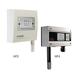 Mid Range Industrial Humidity Transmitters - Rotronic HF3 and HF4