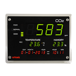 Rotronic CO2 Display for Indoor Air Quality Monitoring