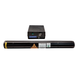 N-LYP-173 HeNe 激光器，黄色，594 nm，1.0 mW，500:1 偏振，CE